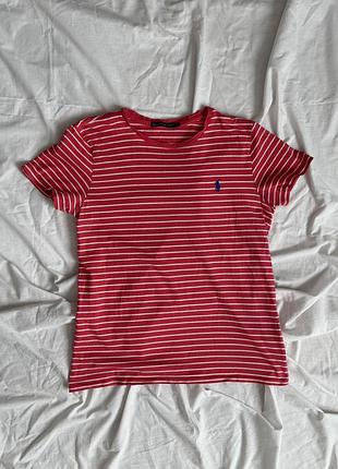 Жіноча футболка polo ralph lauren в полоску