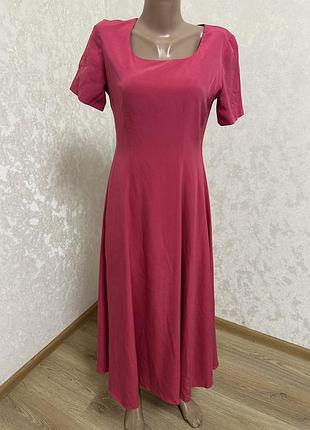 Вишукана шовкова сукня максі laura ashley 100% шовк