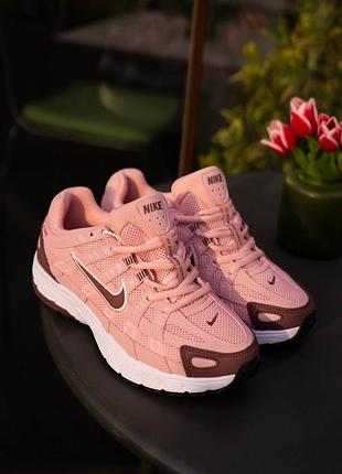 Стильні жіночі кросівки nike p-6000 pink