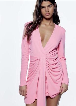 🥰рожева сукня zara