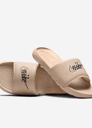 Оригінальні унісекс тапочки nike victori one beige hv5793-100 у новому стані з сша