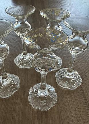 Вінтажні, кришталеві свічники від rosenthal classic rose collection