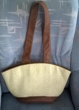 Шикарна сумочка - корзинка2 фото