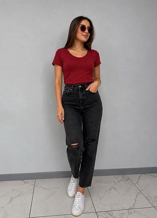 Футболка из смеси хлопка american apparel