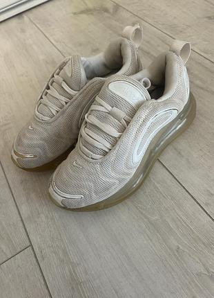 Оригінальні кросівки nike air max 720 (розмір 34) / світлі білі беж