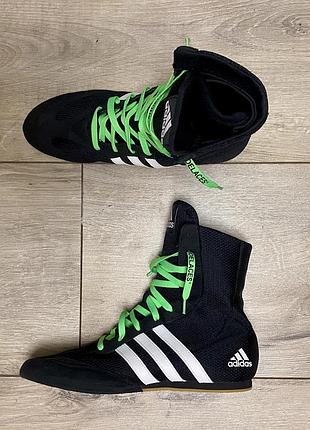 Боксерки adidas box hog 2 (оригинал / размер 42.5 / 26,5 - 27 см)