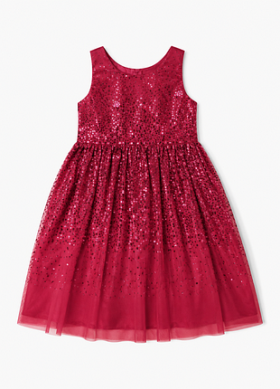 Красное праздничное платье для девочки 6-7 лет h&amp;m размер 122