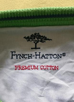 Пуловер чоловічий fynch-hatton світло-зелений бавовняний