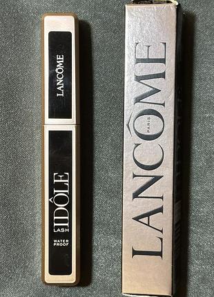 Водостійка туш для вій lancome lash idôle waterproof (8 мл, оригінал, куплена в дубаї)