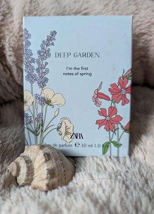 Парфумована вода zara (духи zara) deep garden 30 ml
