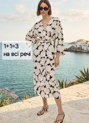 Стильное платье на запах h&amp;m размер s