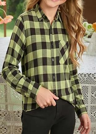 Сорочка тепла h&m в клітку 12-13 років, 158 см