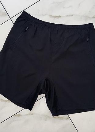 Мужские черные лёгкие спортивные шорты finden hales m-l (48-50)
