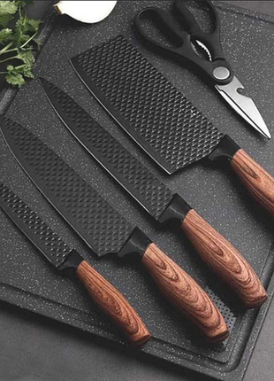 Набір кухонних ножів kitchen utensils and