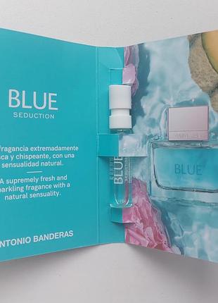 Женская туалетная вода пробник antonio banderas blue seduction for women