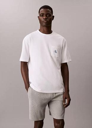 Футболка calvin klein icon cotton stretch білa l нова