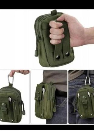 Мужская тактическая сумка итога поясная из кордуры