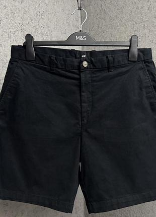 Чорні шорти від бренду h&m