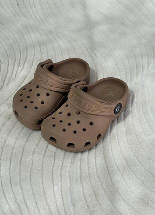 Дитячі босоніжки (сабо) аквашузи crocs (c5 22-22,5 розмір)