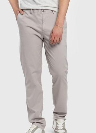 Новые мужские брюки чинос connor platinum slim stretch, размер 30 (с бирками, garment dyed)