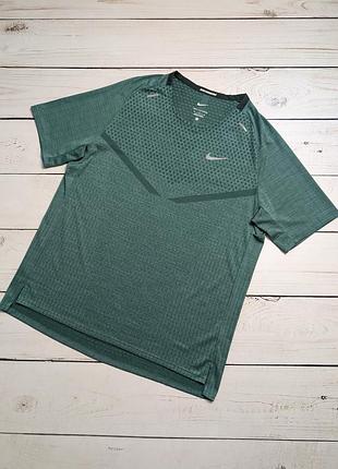 Чоловіча легка спортивна футболка nike running dri fit adv оригінал бігова тренувальна футболка найк драй фіт