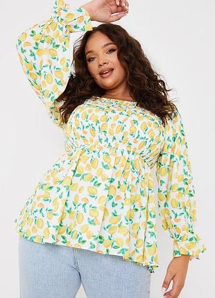 Шикарна в лимони 🍋 блуза від in the style 💛