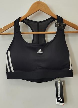 Женский спортивный топ-бра adidas powerreact medium-support (размер m)