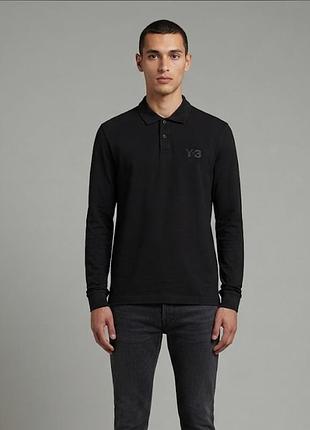 Мужское поло y-3 yohji yamamoto x adidas (long sleeve)