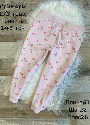 Штани тринитка 2/3 роки
