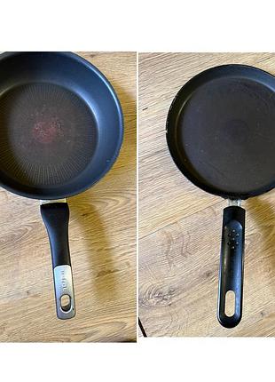 Лот ціна за 2 шт сковорідки тефаль tefal франція антипригарні