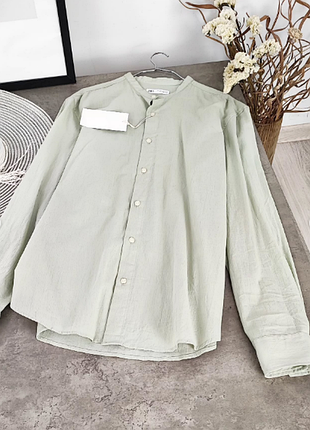 Легка ментолова сорочка zara