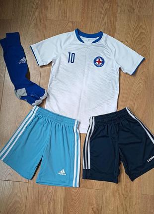 Футбольная форма футбольные шорты гетры adidas для мальчика