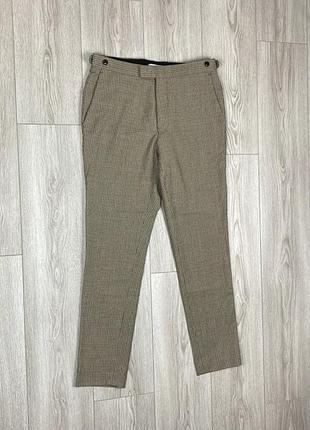 Men's 100% wool smart casual trousers reiss штани брюки