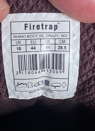 Ботинки firetrap р.43    оригинал 9