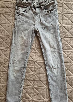 Джинси з потертостями zara kids