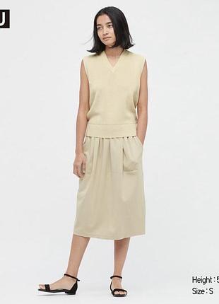 Спідниця бавовняна uniqlo