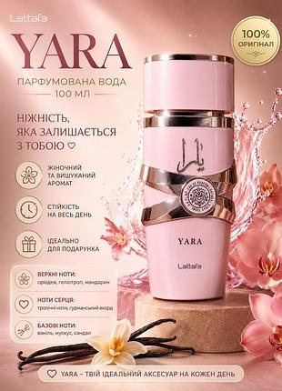 Солодкий літній аромат від бренду lattafa - yara