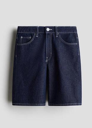 Нові джинсові шорти loose fit 134 h&m для хлопчика
