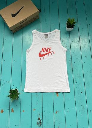 Майка nike big logo, розмір s, біла чоловіча майка nike, nike oregon