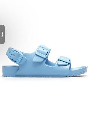 Дитячі birkenstock milano eva голубі сандалії