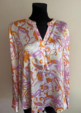 Шовк 95% silk блуза сорочка herzen s angelegenheit