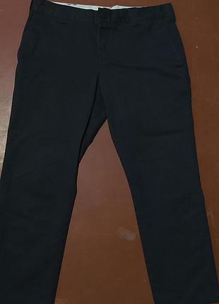 Чоловічі брюки dickies 873 slim fit work pants чорні w34/l34