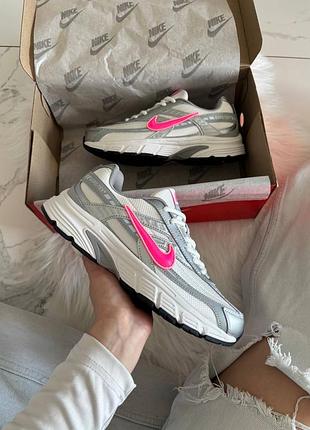Кросівки nike initiator white grey pink swoosh