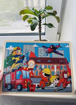 Пазли пожежна машина