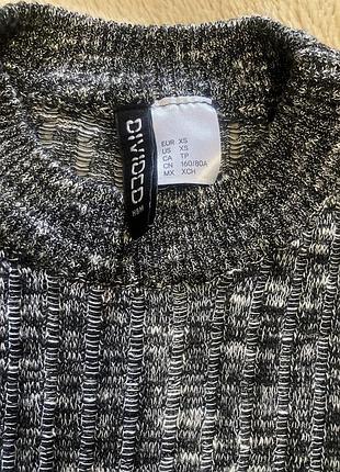 Кроп топ американка майка вʼязаний ажурний сітка сіточка напівпрозорий h&m