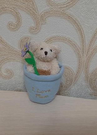 М'яка іграшка ведмедик katie's bears by russ з написом i love mum