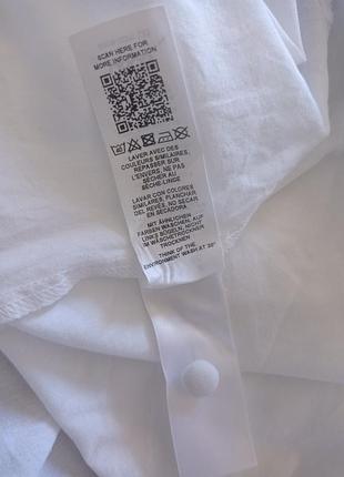 Распродажа! платье белое хлопковое asos р.8 7