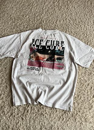 Чоловіча футболка оверсайз мерч ice cube nwa оригінал