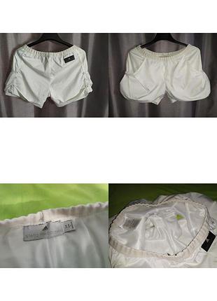 Білі спортивні шорти — adidas stella mccartney — eu34