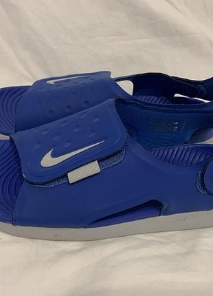 Дитячі сині босоніжки — модель nike sunray adjust 5